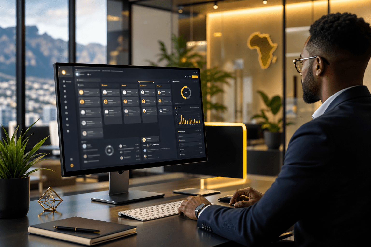 CRM dashboard and branded sales pipeline setup for South African businesses